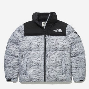 [NORTHFACE]노스페이스_남녀공용_White Label Novelty Nuptse Down Jacket print_화이트라벨 노벨리티 눕시 다운 자켓 프린트_패딩_화이트_NJ1DN51O