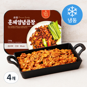 와룡 양념곱창 (냉동), 250g, 4개