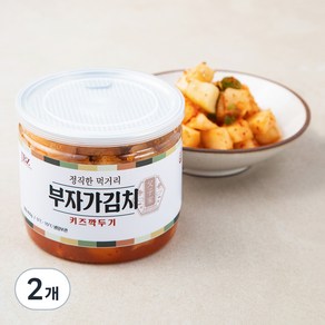 부자가김치 키즈 깍두기, 400g, 2개