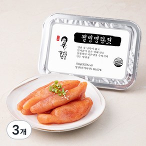 김정숙젓갈 웰빙명란젓, 150g, 3개