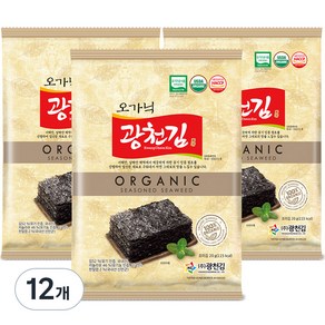 광천김 오가닉 광천김, 20g, 12개