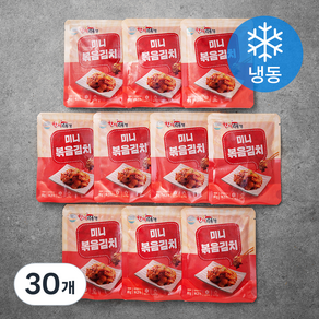 한끼의품격 미니 볶음 김치 (냉동), 80g, 30개