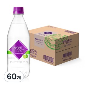 몽베스트 탄산음료 라임, 500ml, 60개