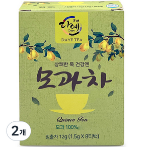 다예 모과차 8p, 1.5g, 8개입, 2개