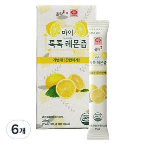 도투락 마이 톡톡 레몬즙, 225ml, 6개