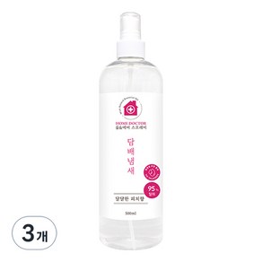 더허브샵 홈닥터 룸 앤 에어 탈취 스프레이 담배냄새 본품, 3개, 500ml