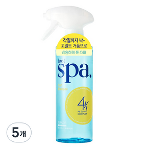 케라시스 풋스파 프레쉬민트 퍼퓸 풋샴푸 400ml, 5개, 1개입