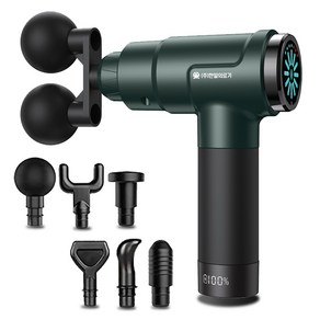 Bonum HanilMedical 7종 헤드 더블 볼헤드 무선 핸디형 마사지건 HL-GUN6000