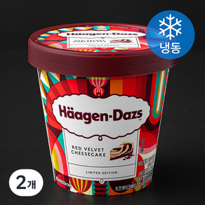 하겐다즈 레드벨벳 치즈케이크 아이스크림 (냉동), 403ml, 1개입, 2개