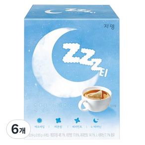 쟈뎅 Zzz티, 22.64g, 8개입, 6개