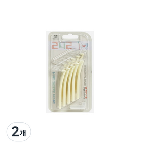 242 치간칫솔 L형 SS, 0.8mm, 10개입, 2개