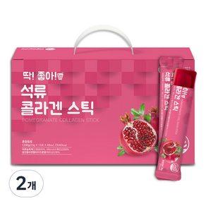 딱좋아 석류 콜라겐 젤리 스틱, 60회분, 20g, 2개