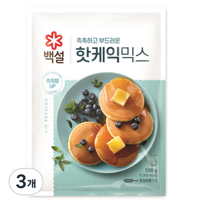 백설 핫케익믹스, 500g, 3개