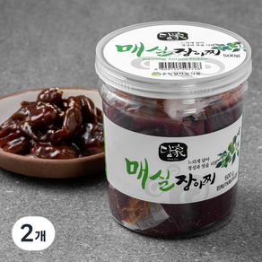 담가 매실장아찌, 500g, 2개