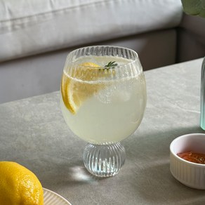 니코트 플리츠 글램 와인잔, 450ml, 1개