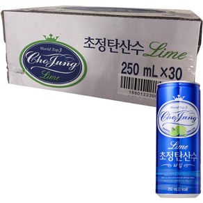 일화 초정탄산수 라임(탄산음료) 250ml, 30개