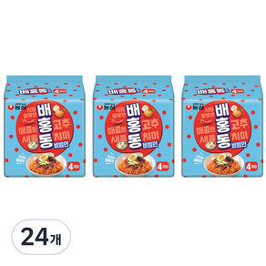 농심 배홍동 비빔면 137g, 24개