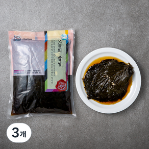 오늘의밥상 간장 깻잎지, 1kg, 3개