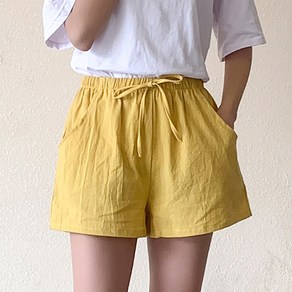 다아모아 다리가 길어보이는 여성 시원한 반바지