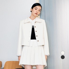 미쏘 여성용 스탠카라 숏 자켓