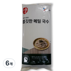 이츠웰 쫄깃한 메밀 국수 건면, 1kg, 6개