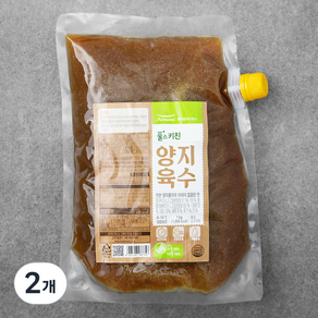 풀무원 풀스키친 양지육수, 1kg, 2개