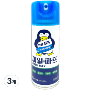 제일파프 쿨 에어 맥스 200ml, 3개, 1개입