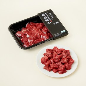 횡성한우 1++ 양지 절단 국거리용 (냉장), 200g, 1개