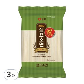 샘표 소면, 3kg, 3개