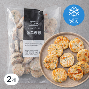 에이치쿡 동그랑땡 (냉동), 1kg, 2개