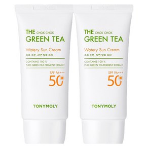 토니모리 더 촉촉 그린티 수분 선크림 SPF50 PA+++, 50ml, 2개