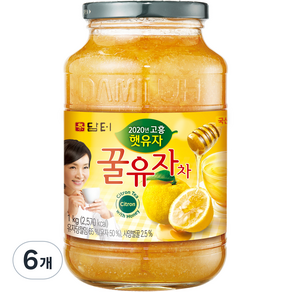 담터 꿀유자차, 1kg, 6개