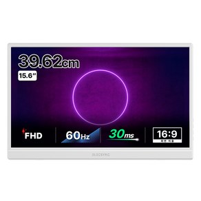 일렉싱크 FHD 터치 서브 보조 덱스 미러링 휴대용 모니터 화이트, 39.62cm, S15T