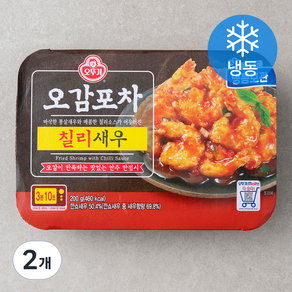 오뚜기 오감포차 칠리새우 (냉동), 200g, 2개