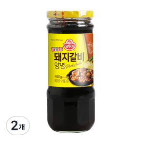 오뚜기 과일담은 돼지갈비 양념, 480g, 2개