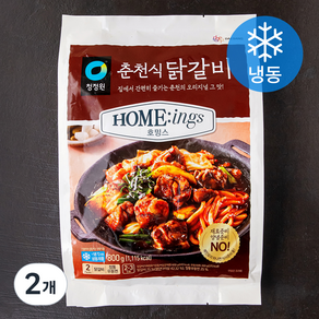 대상 호밍스 춘천식 닭갈비 (냉동), 2개, 800g