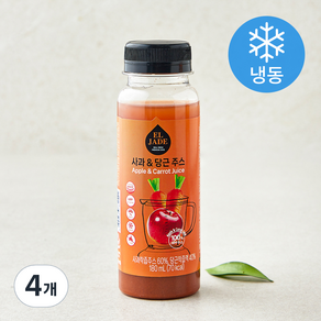 엘제이드 사과 & 당근 주스 (냉동), 180ml, 4개