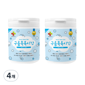 구름목욕시간 베이직 유아 입욕제, 500g, 4개