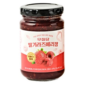 무화당 알룰로스 딸기라즈베리잼, 1개, 235g