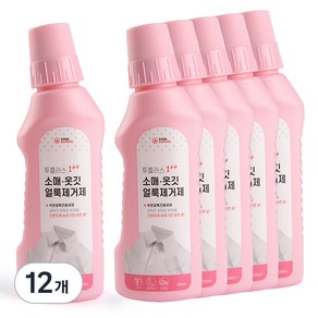 소다스쿨 투플러스 소매 옷깃 얼룩제거제, 12개, 250ml