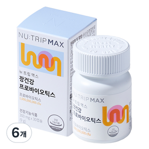 뉴트립 장건강 프로바이오틱스 300 mg, 6개, 30정