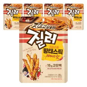 질러 크리스피 황태스틱 크레이지핫, 25g, 5개