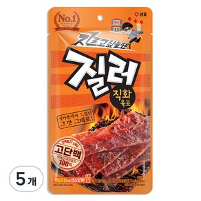 샘표 질러 직화육포, 70g, 5개