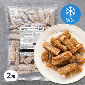 건강한끼 풍미 작렬 떡갈비맛스틱 (냉동), 1kg, 2개