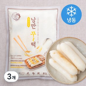 추억의국민학교떡볶이 낭만 꾸떡 (냉동), 600g, 3개