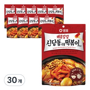 샘표 매콤칼칼 신당동 국물 떡볶이 양념, 180g, 30개