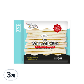 ANF 로하이드 화이트 스틱 50p, 밀크, 135g, 3개