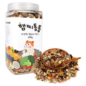 햄찌통통 건강한 햄스터 사료, 600g, 1개