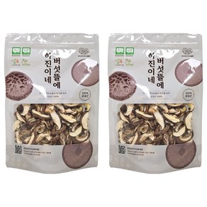 하진이네 버섯뜰에 무농약 건조 표고버섯 슬라이스, 2개, 100g