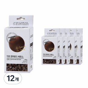 삼양사 다크 컴파운드 버튼, 150g, 12개